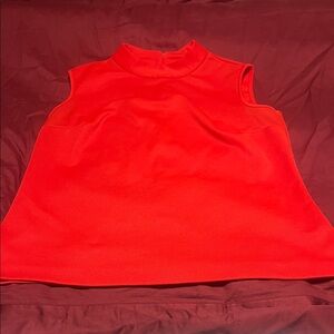 Vintage 1960’s Sleeveless Red Top